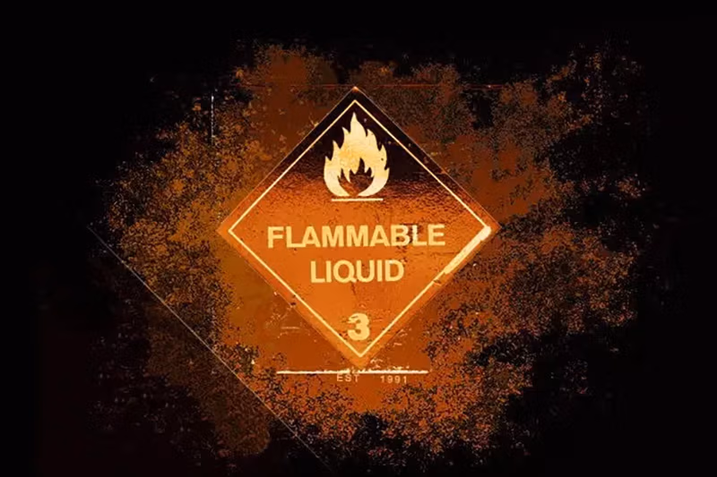 Flammable Liquid Reunion mixtape cover