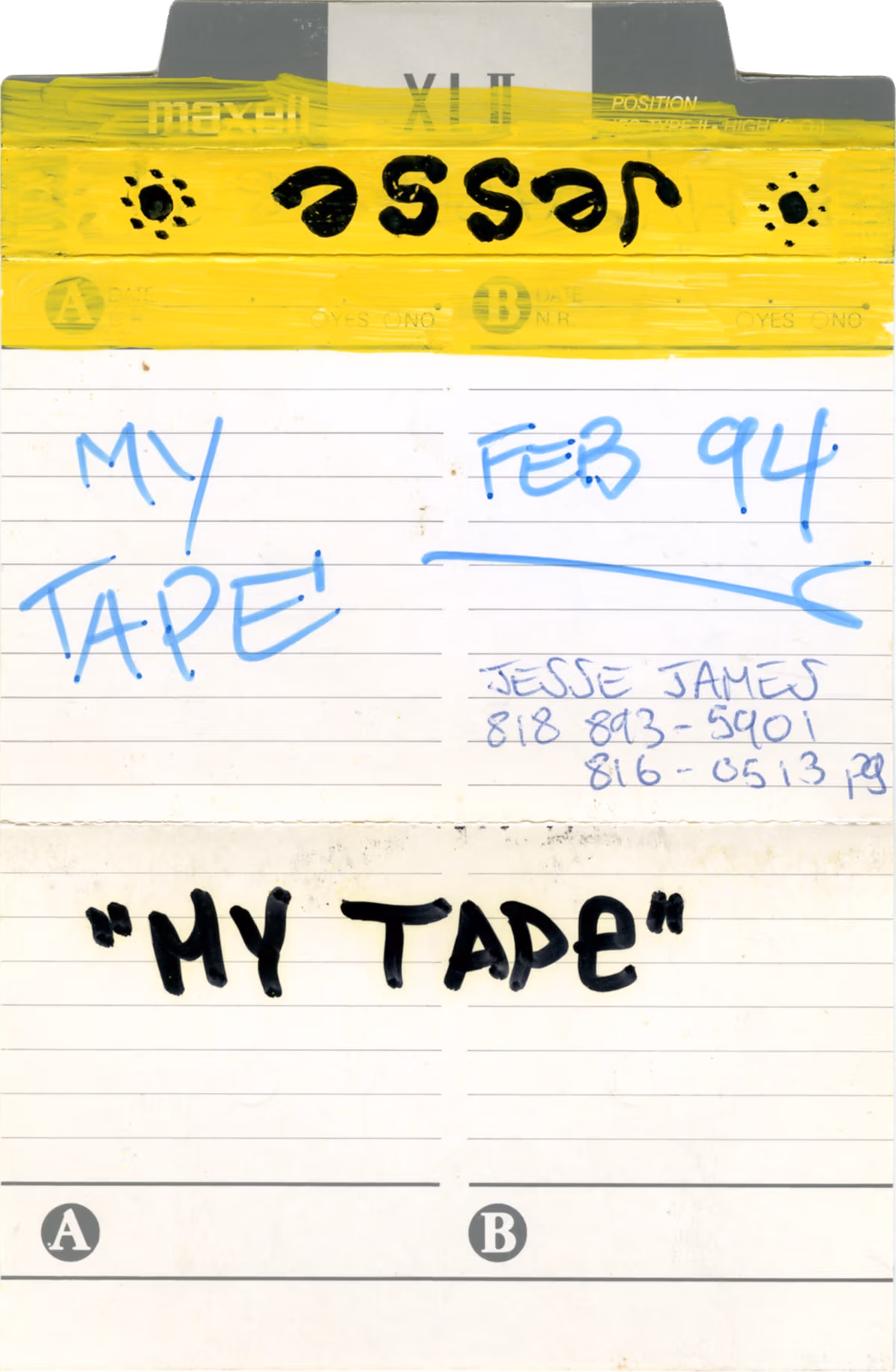 My Tape Feb 94 mixtape by DJ Jesse